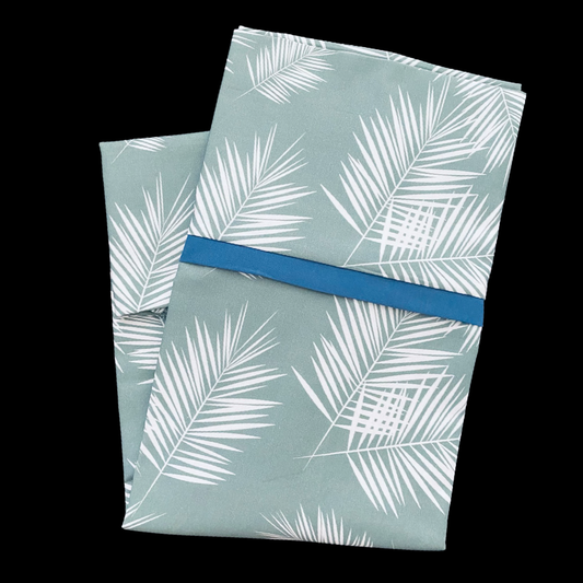 Palm Leaves GREEN Standard Pillowcase