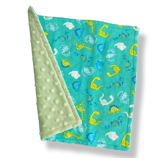 Dinosaurs GREEN Baby Lovey