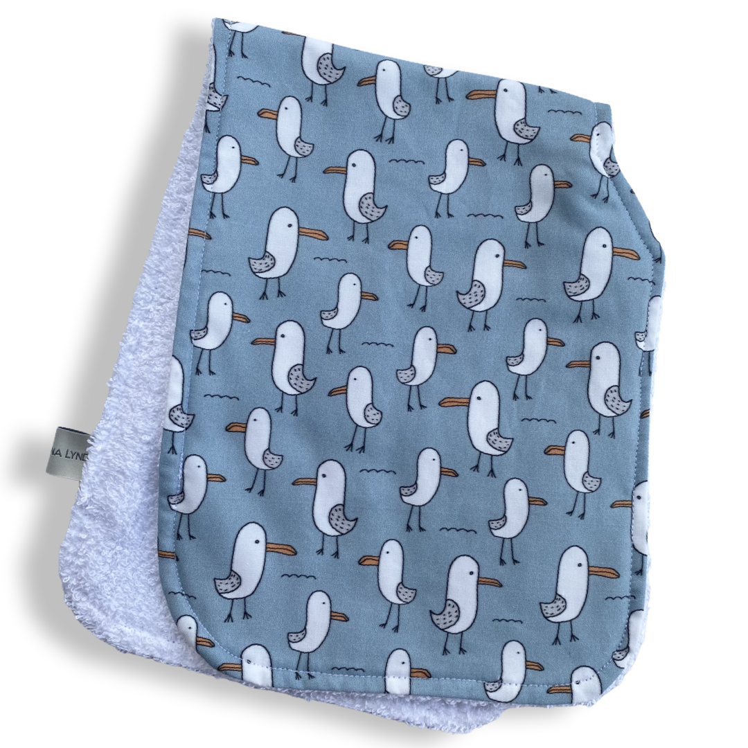 Seagulls Burp Cloth