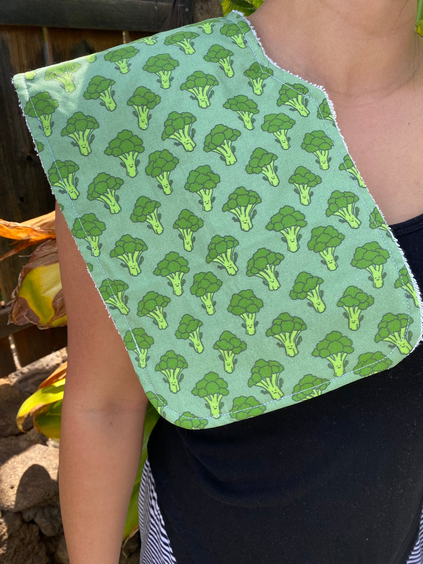 Brocolli Burp Cloth