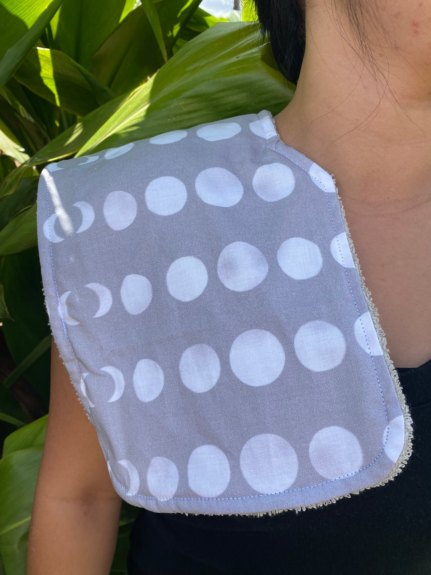 Mahina GRAY Burp Cloth