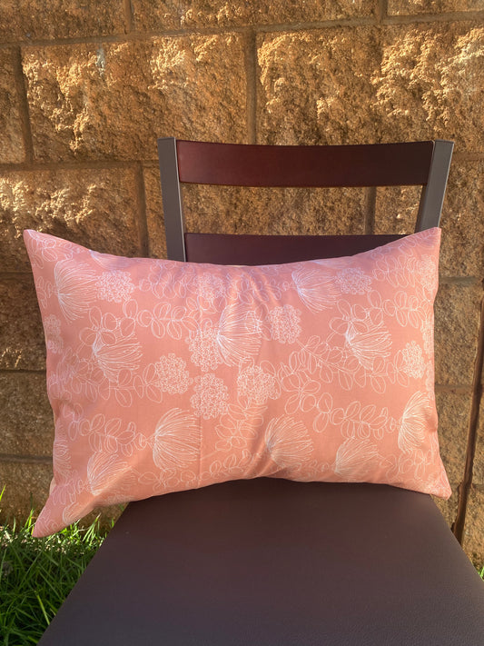 ʻŌhiʻa Lehua PINK Keiki Pillowcase