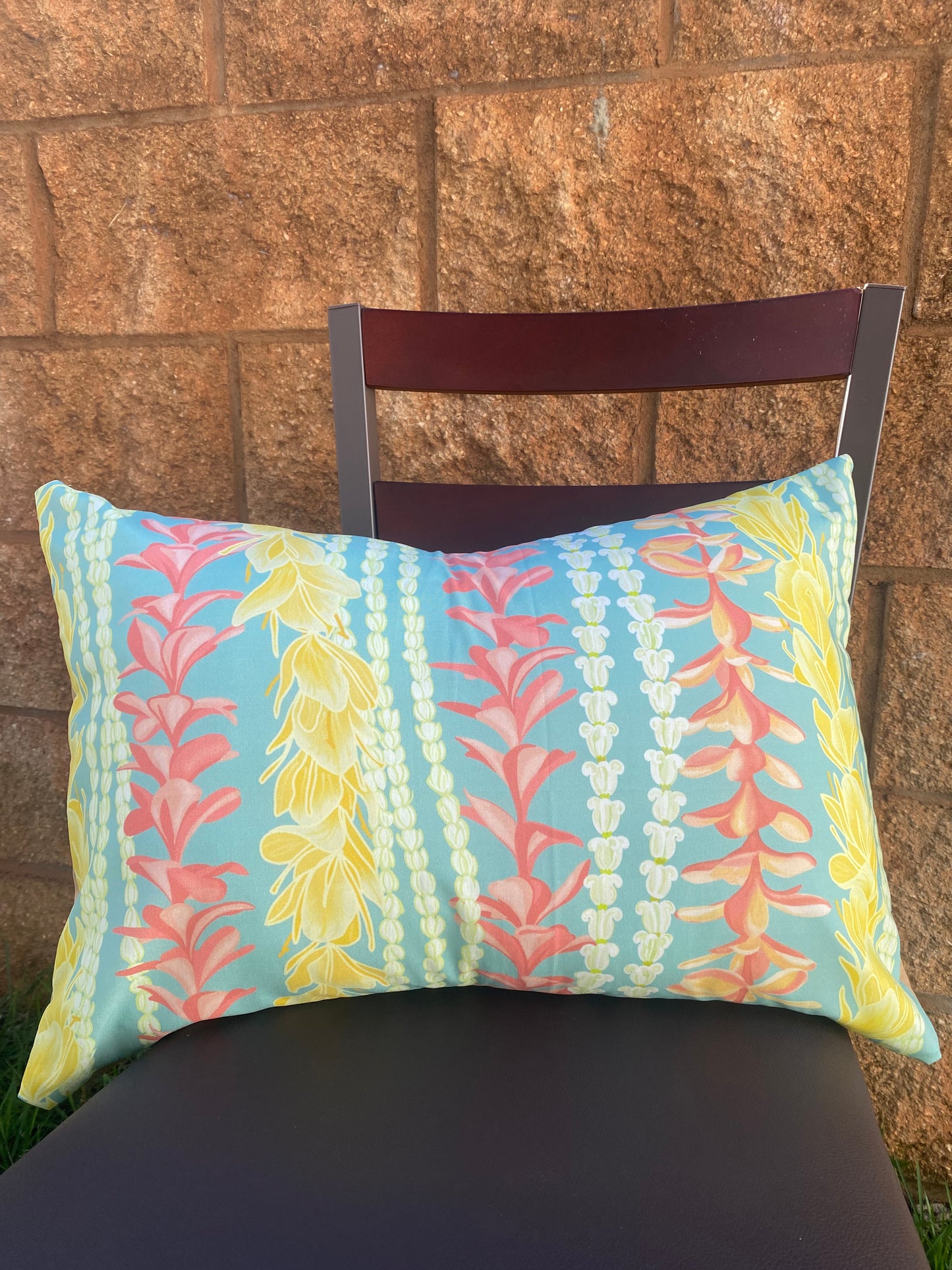 Lei on BLUE Keiki Pillowcase