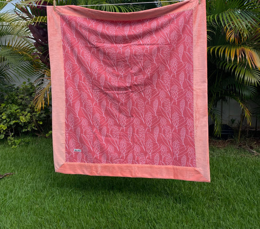 Pink Ginger Minky Blanket