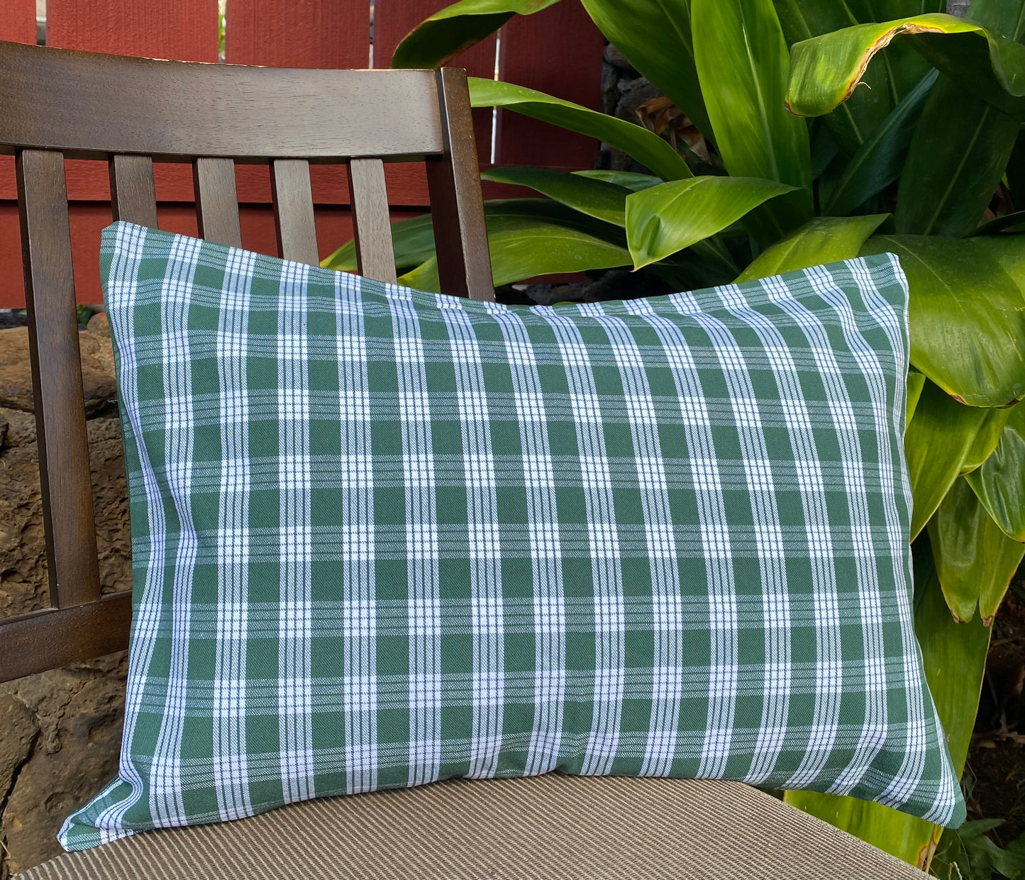 Palaka GREEN Keiki Pillowcase