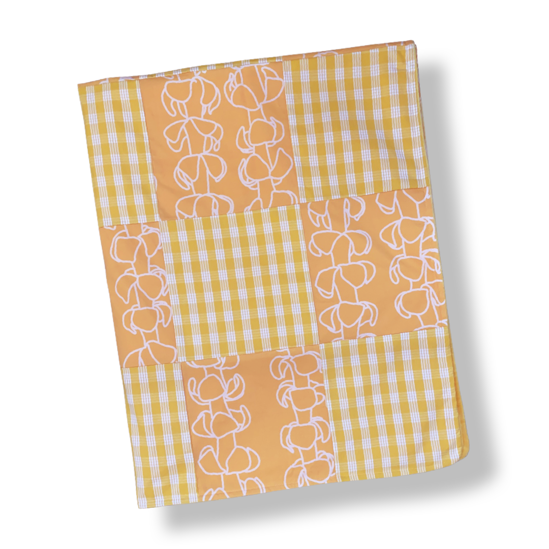 Puakenikeni Patchwork Minky Blanket