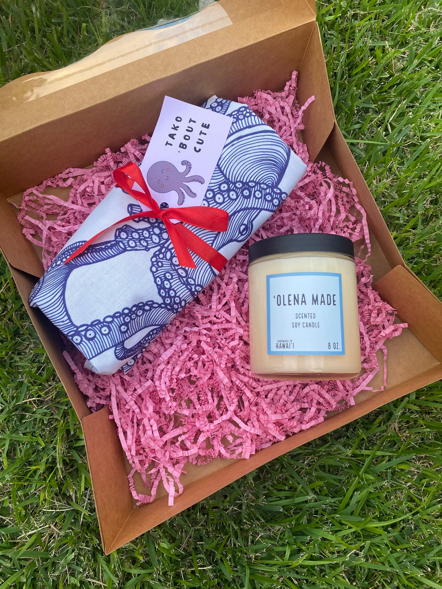 Tako 'Bout Cute Candle Valentine's Gift Box - Peach Mango