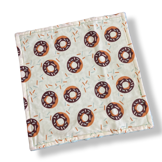 Donuts GREEN Baby Lovey