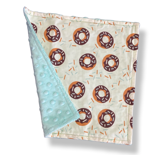 Donuts GREEN Baby Lovey