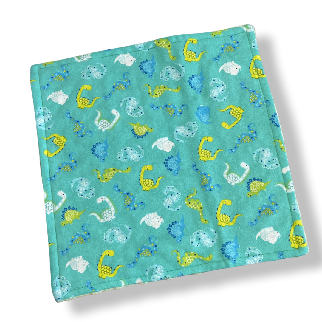 Dinosaurs GREEN Baby Lovey