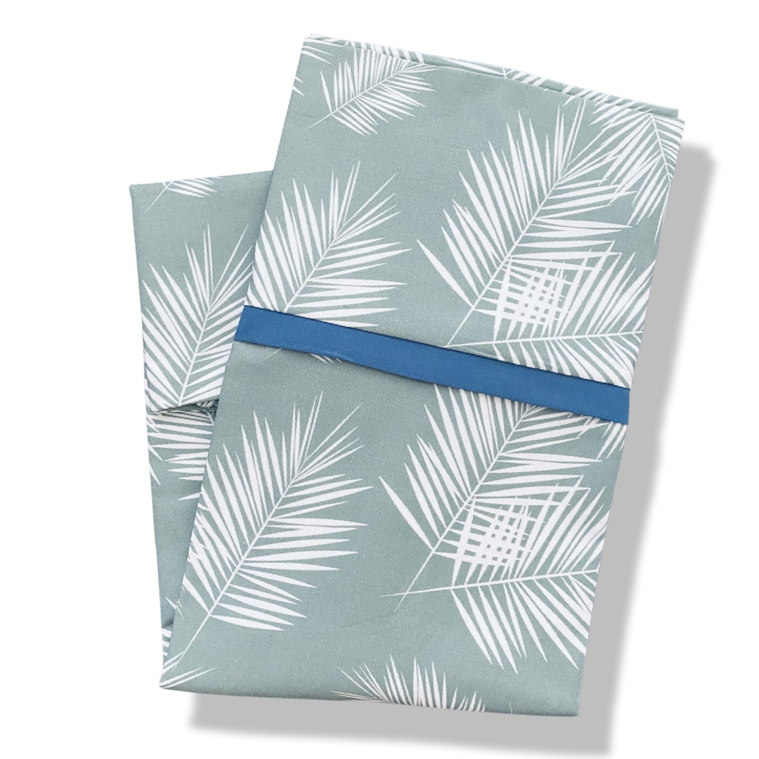 Palm Leaves GREEN Standard Pillowcase