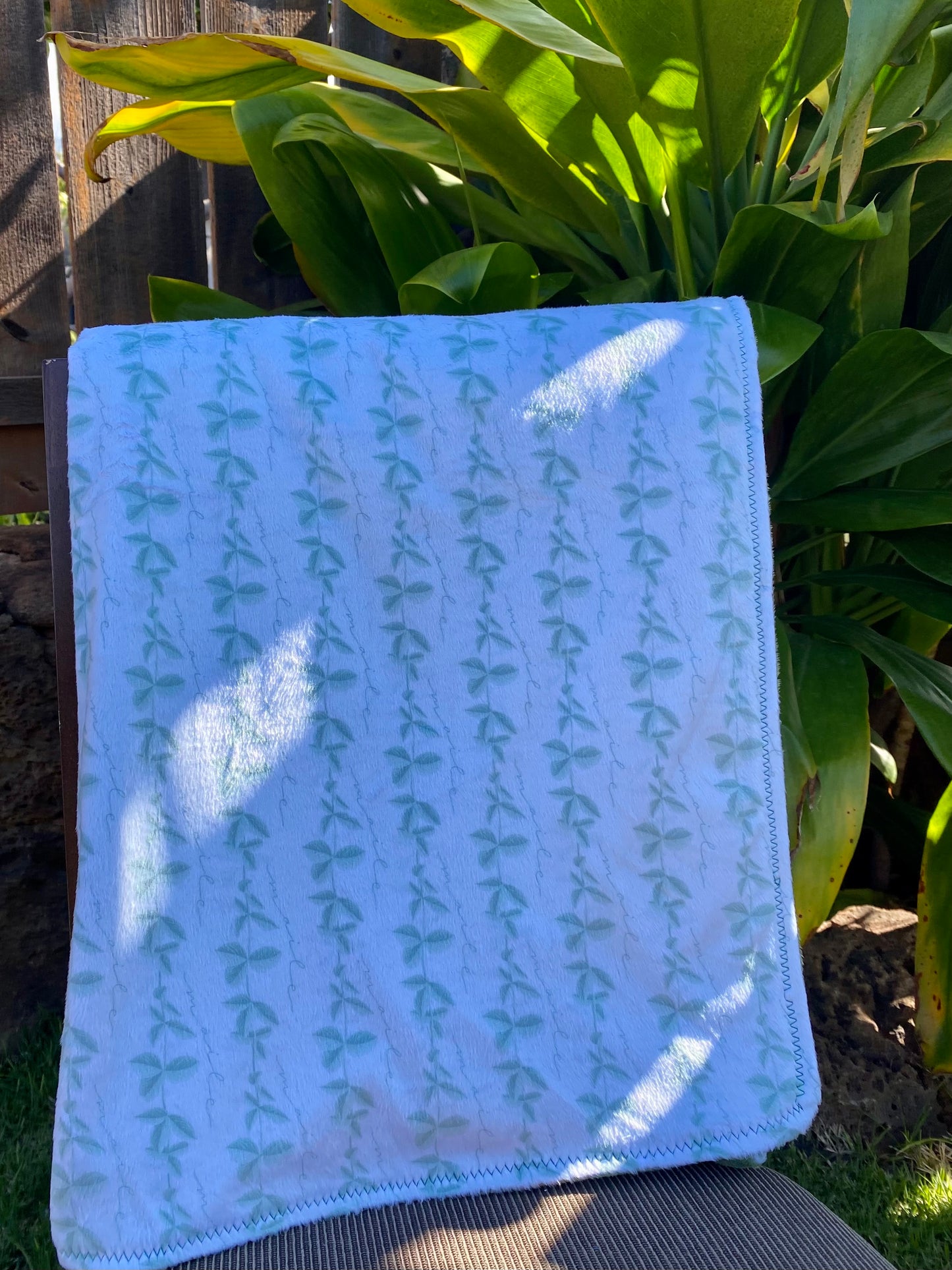 Maile Twin-Sized Minky Blanket