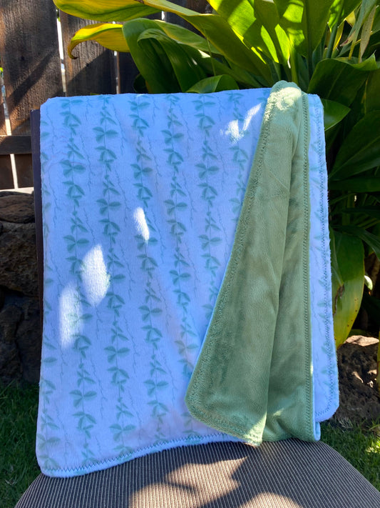 Maile Twin-Sized Minky Blanket