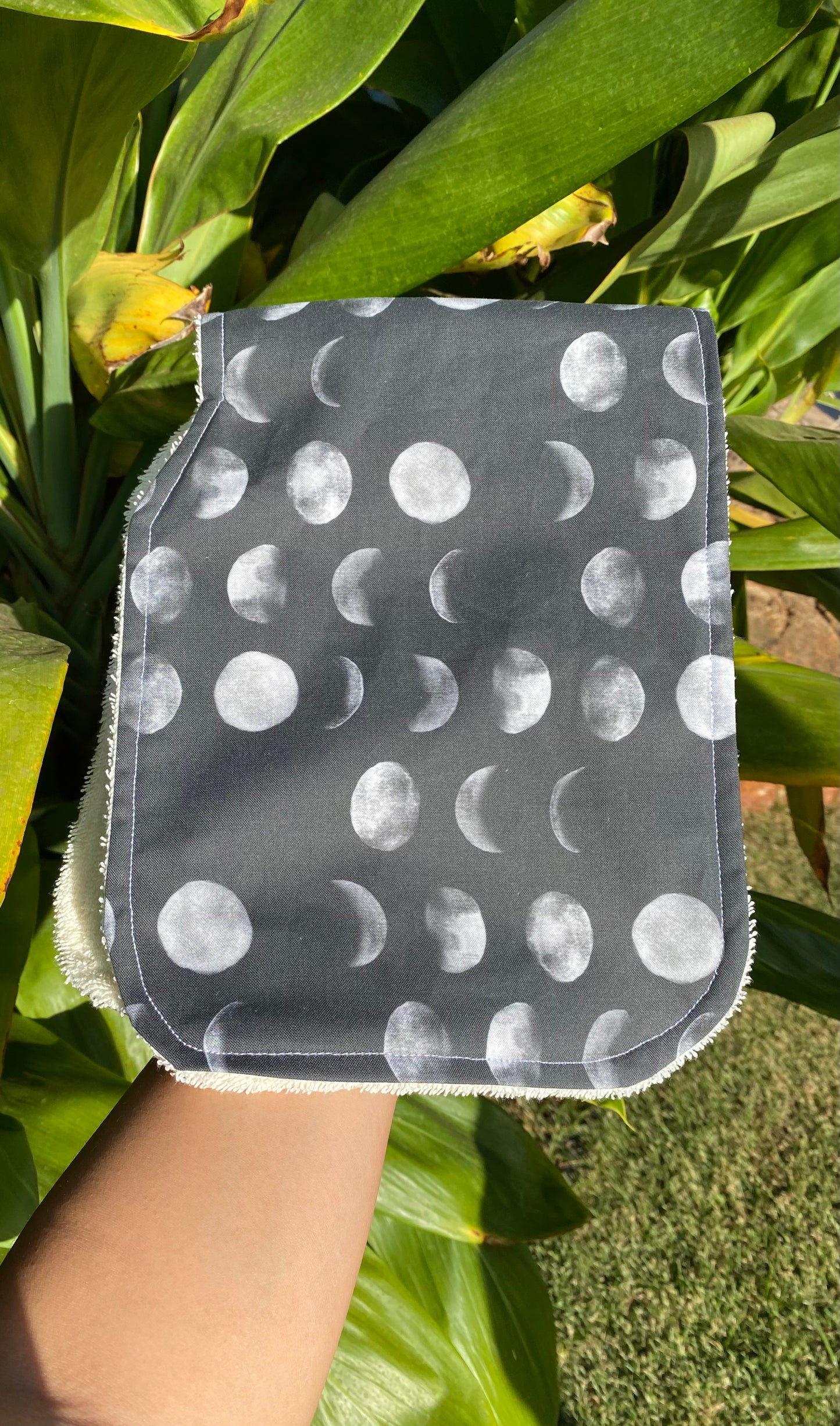 Mahina BLACK Burp Cloth