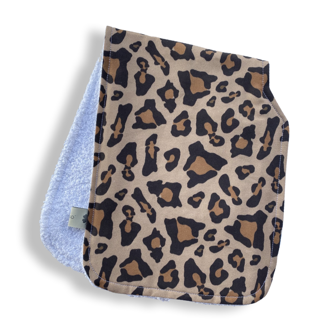 Island Cheetah Burp Cloth