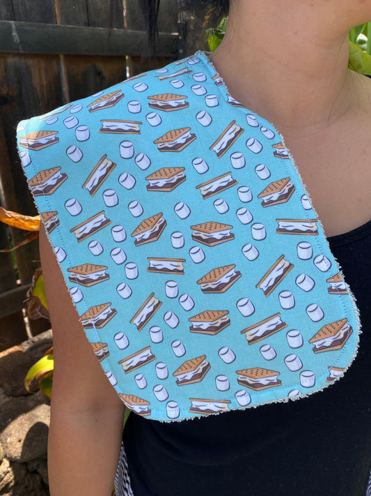Smores AQUA Burp Cloth