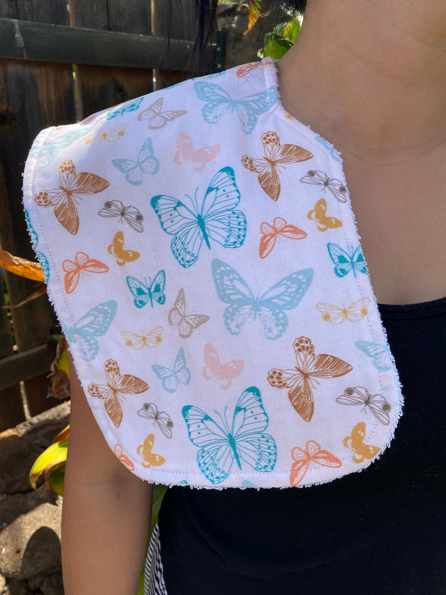 Butterfly Kisses Burp Cloth