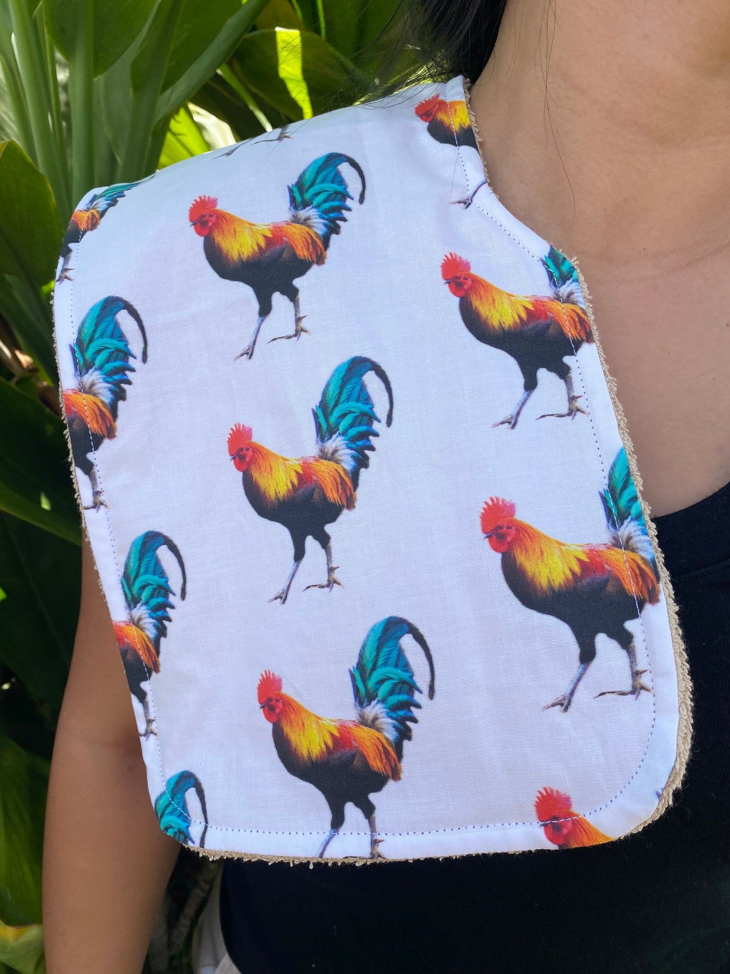 Rooster Burp Cloth