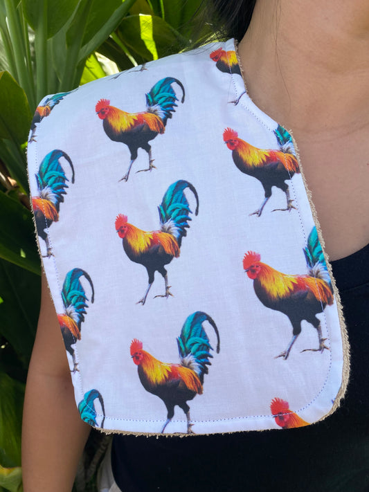Rooster Burp Cloth