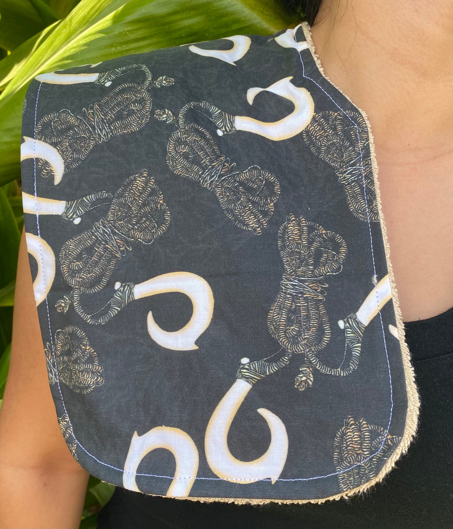 Fish Hook Burp Cloth