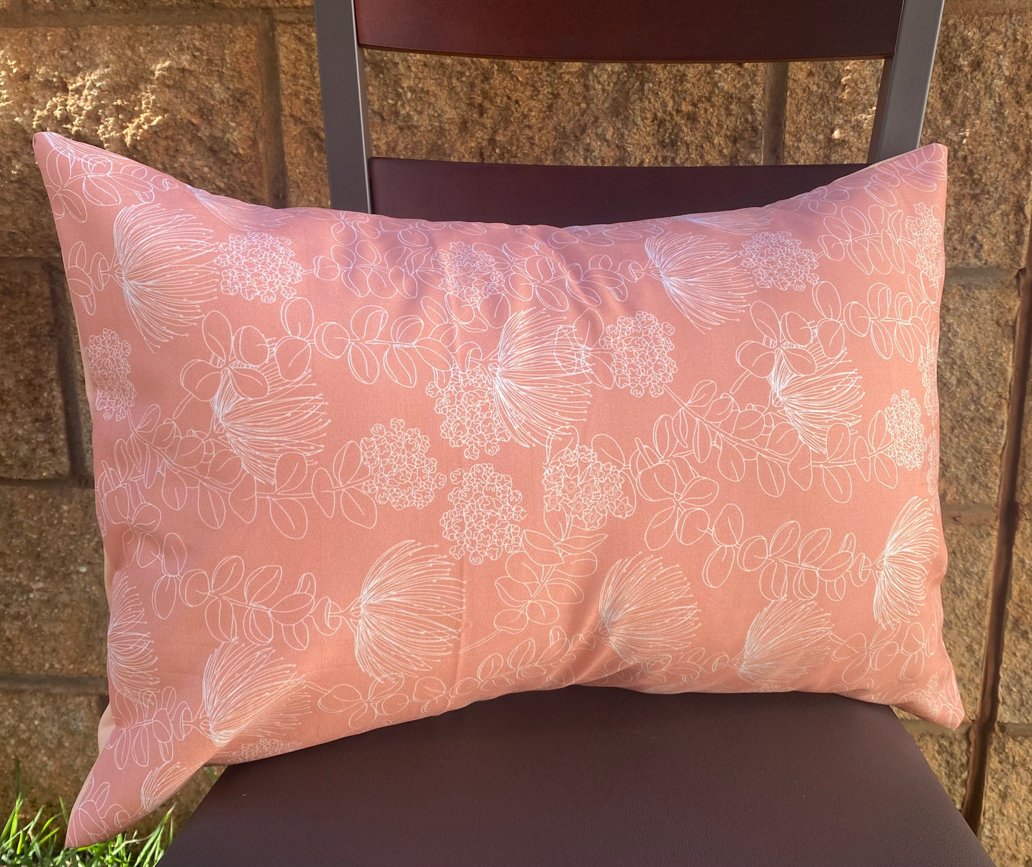 ʻŌhiʻa Lehua PINK Keiki Pillowcase