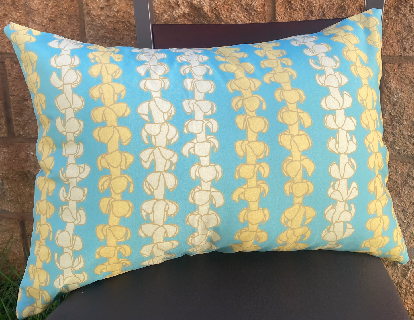 Puakenikeni Turquoise Keiki Pillowcase