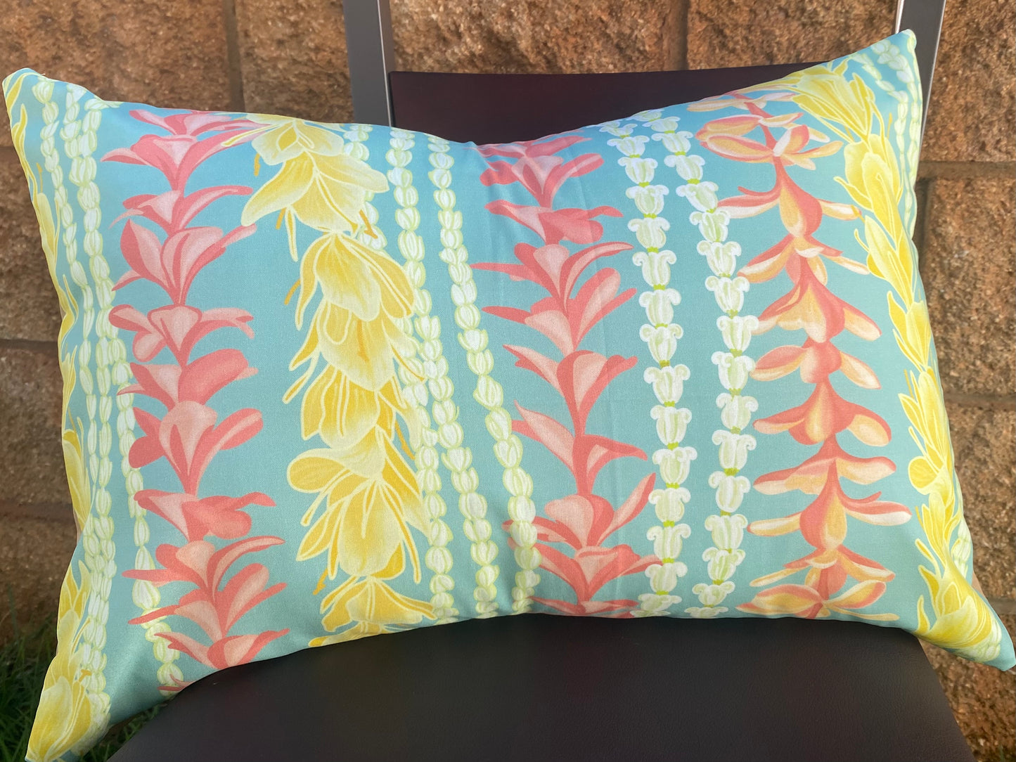 Lei on BLUE Keiki Pillowcase