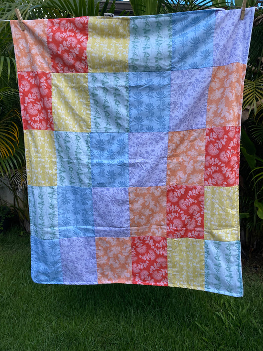 Ānuenue Patchwork Minky Blanket