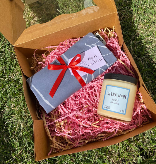 You're So Poi-fect Candle Valentine's Gift Box - Blue Kalo Pink Starburst