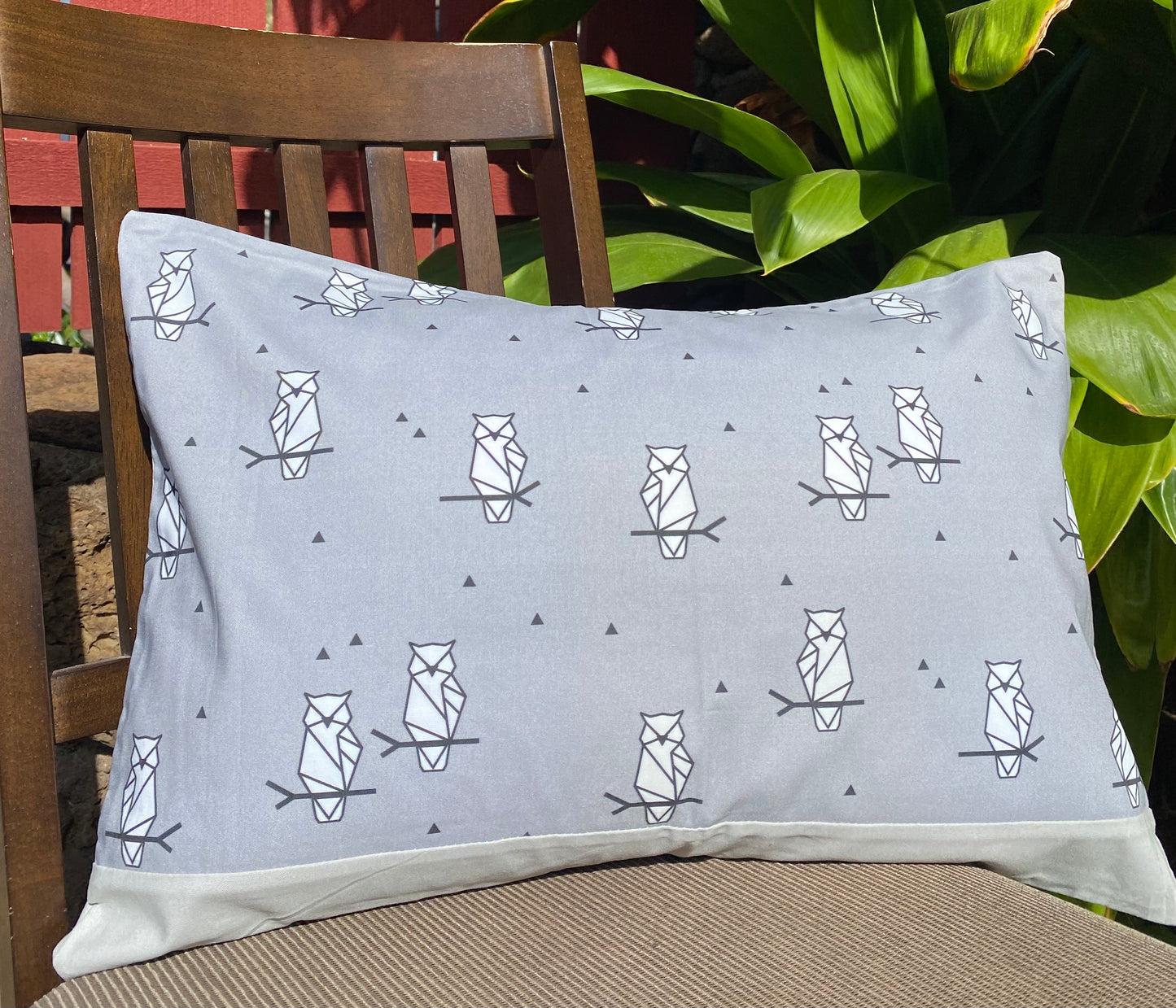 Pueo GRAY Keiki Pillowcase