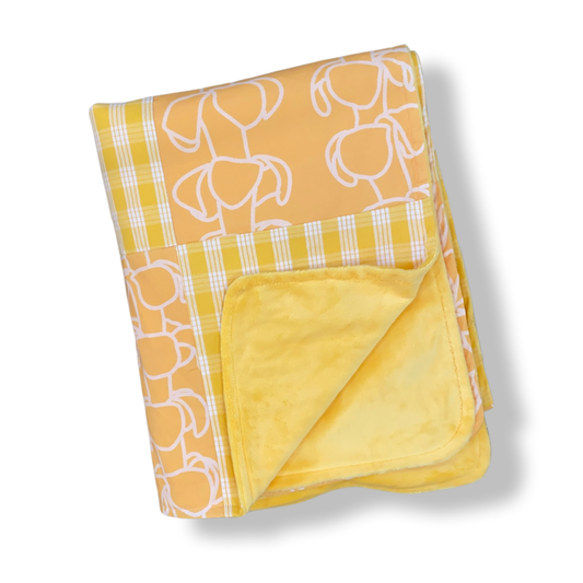 Puakenikeni Patchwork Minky Blanket